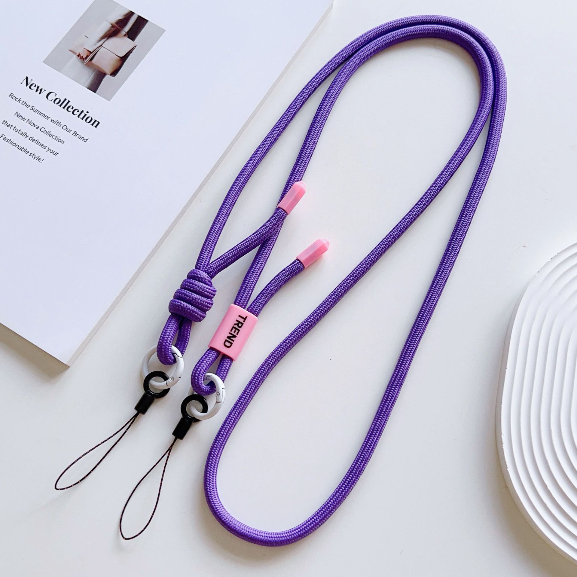 Adjustable Universal Phone Lan - Crossbody Lanyard Neck Strap Case ulasan dan harga