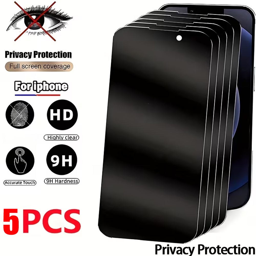 1-5PCS Anti-Spy Privacy Temper - Anti Peek Privacy Tempered Glass ulasan dan harga