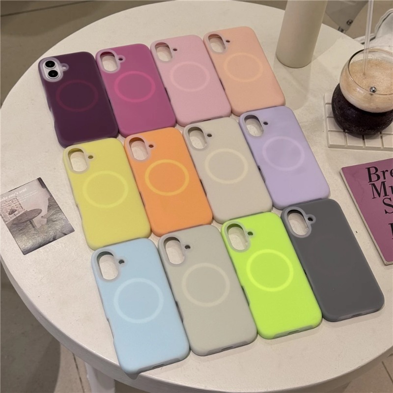 Liquid Silicone Candy Jelly Fo - Liquid Silicone Magnetic Phone Case ulasan dan harga