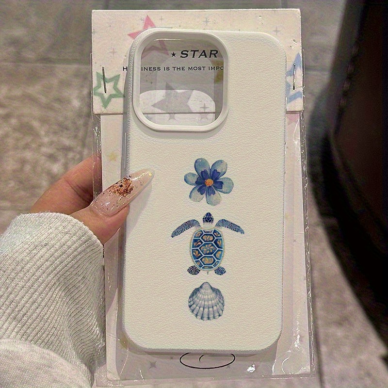 White Lychee Texture Vintage F - Vintage Floral Pattern Soft Case ulasan dan harga