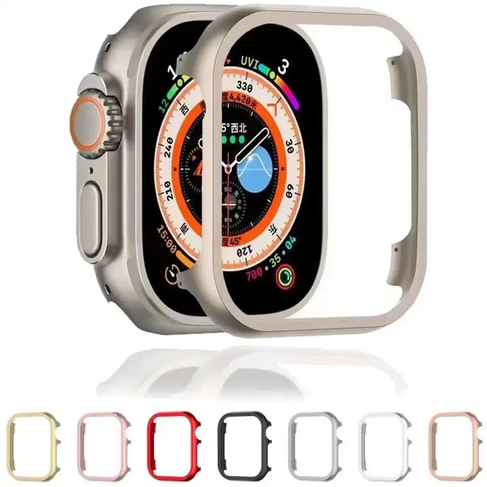Metal Cover for Apple Watch Se - Metal Bumper Aluminum Frame Case ulasan dan harga