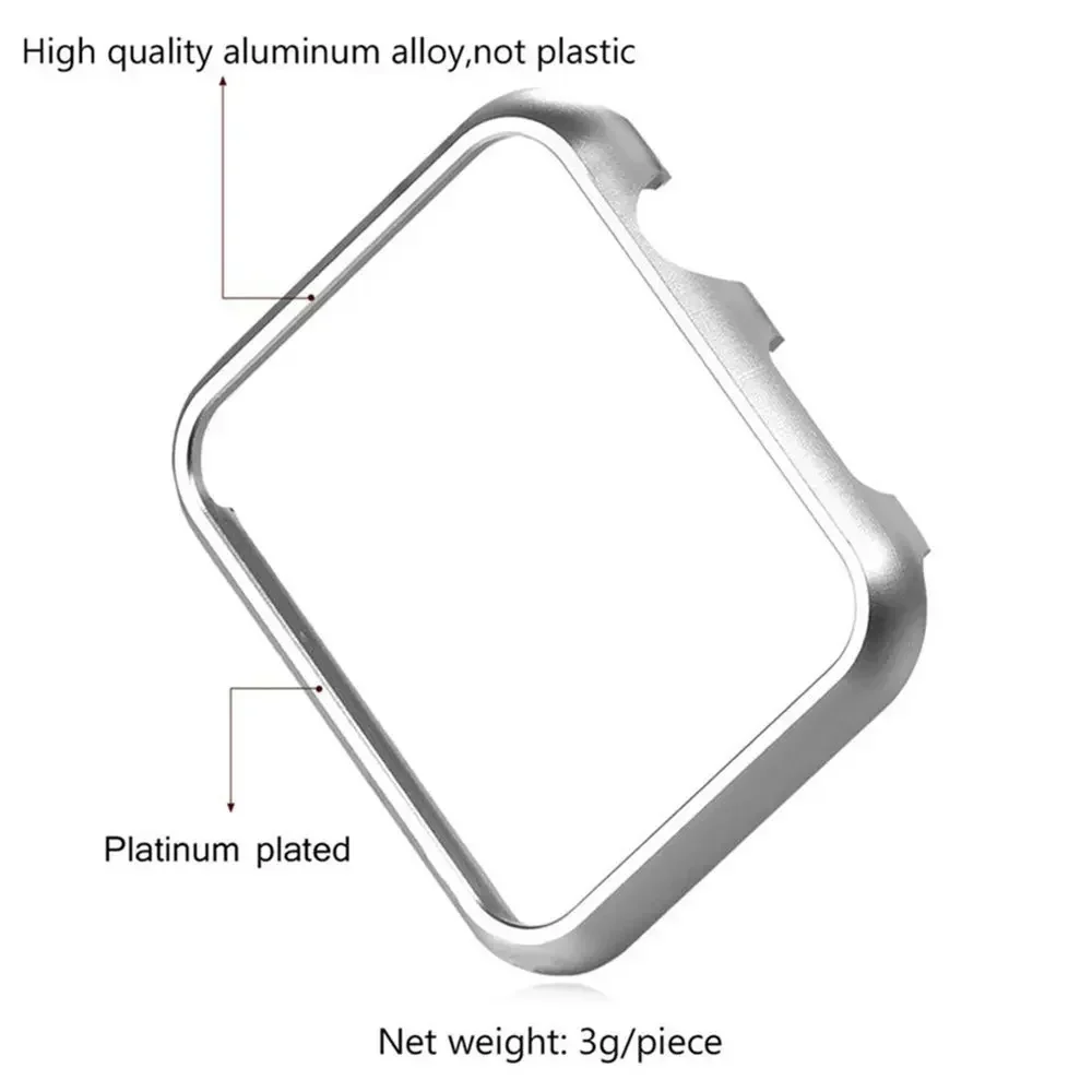 Metal Cover for Apple Watch Se - Metal Bumper Aluminum Frame Case ulasan dan harga
