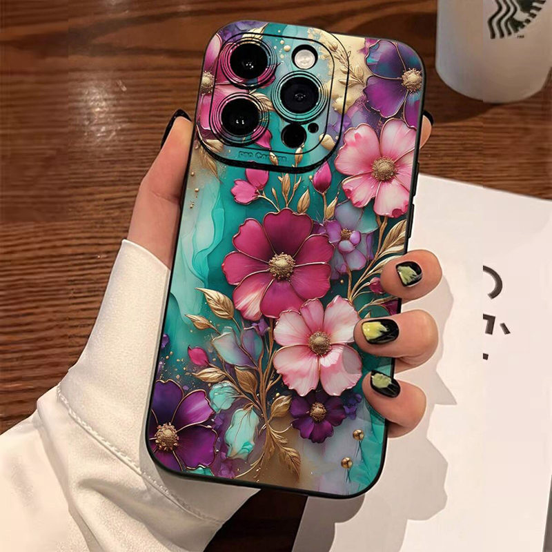 Vintage Floral Pattern Soft TP - Vintage Floral Pattern Soft Case ulasan dan harga