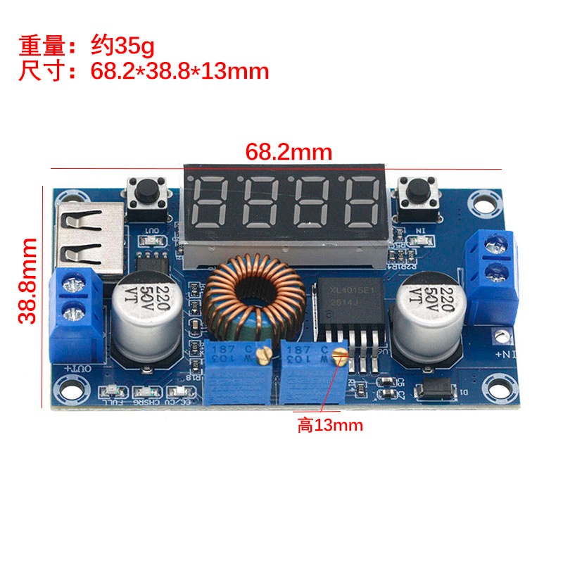DC-DC 5A Digital LED Drive Lit - Chargers ulasan dan harga