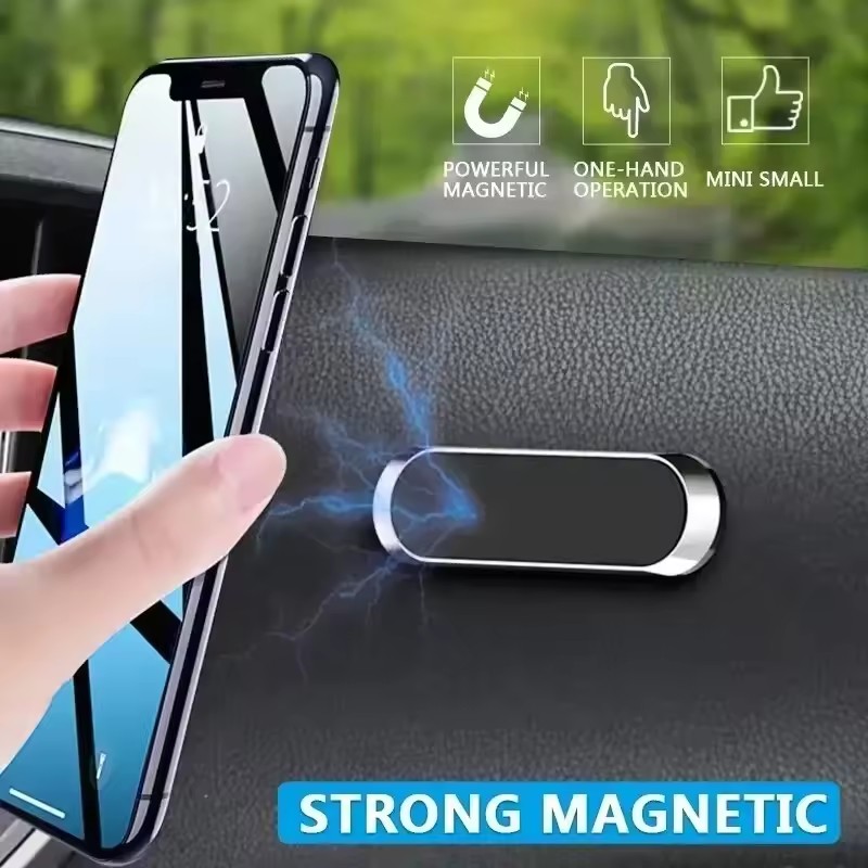 Strip Metal Magnetic Phone Hol - Phone Stands ulasan dan harga