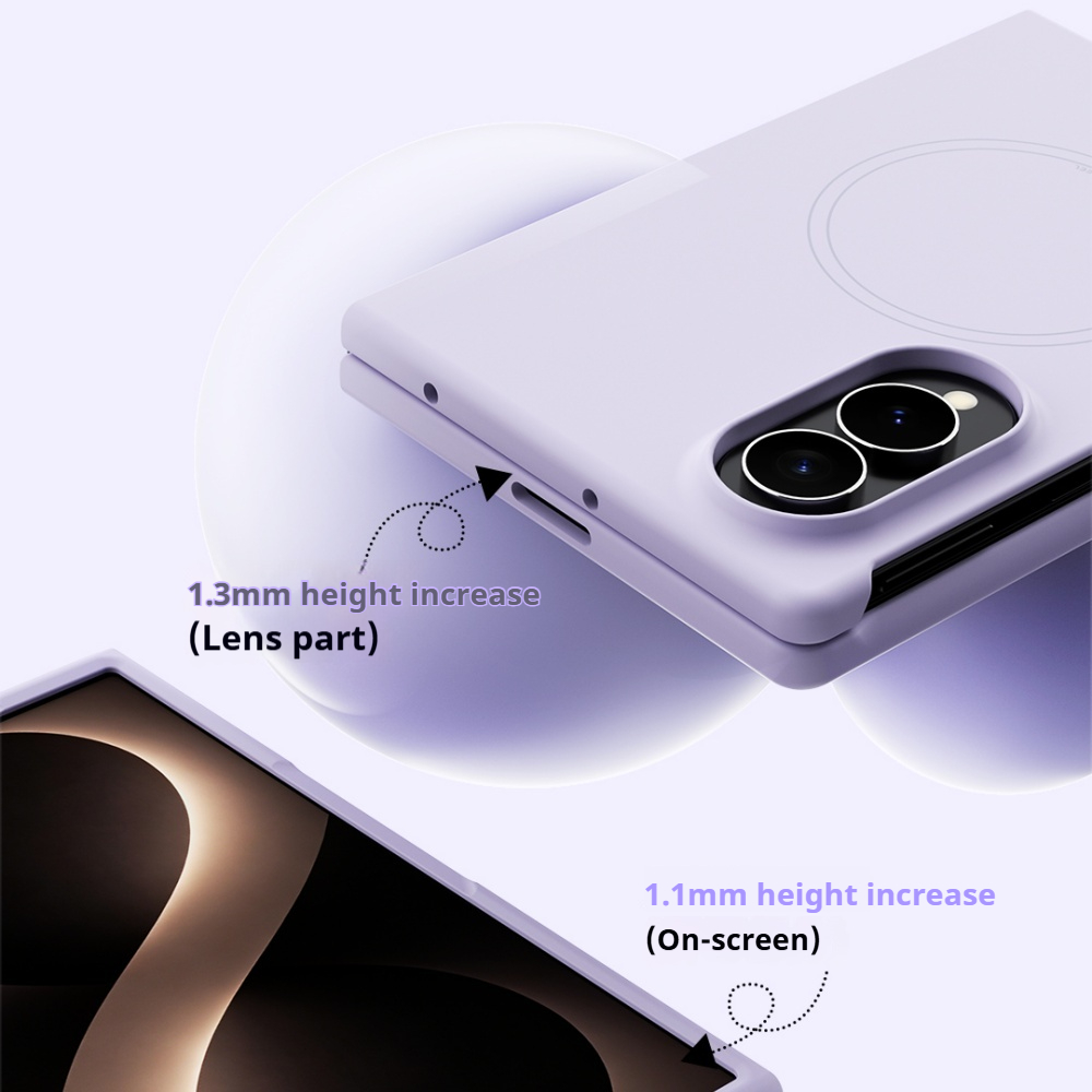 Z Fold8 Liquid Silicone for Ma - Liquid Silicone Magnetic Phone Case ulasan dan harga