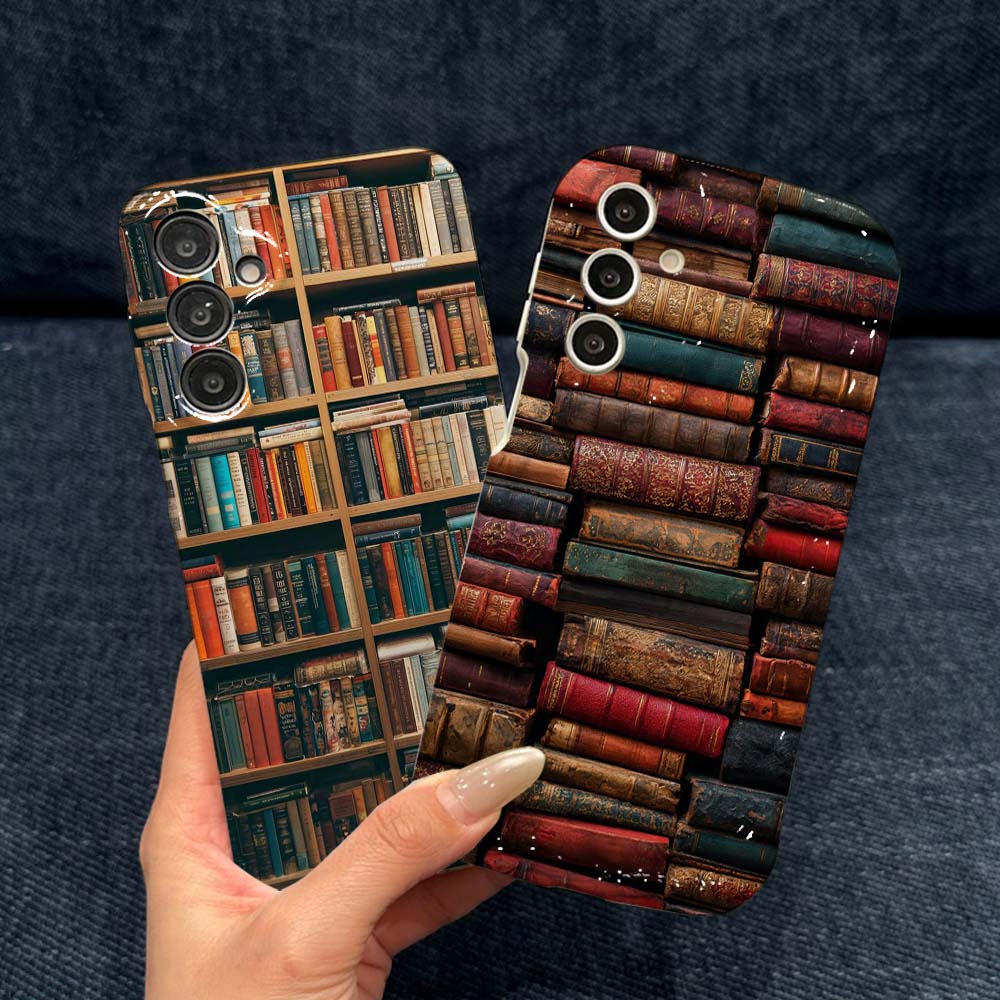 Vintage Pattern Book Stack Pho - Vintage Floral Pattern Soft Case ulasan dan harga