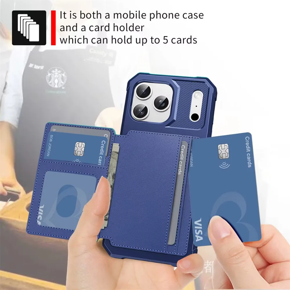 Wallet Phone Case Card Holder  - Leather Wallet Card Holder Phone Cover ulasan dan harga