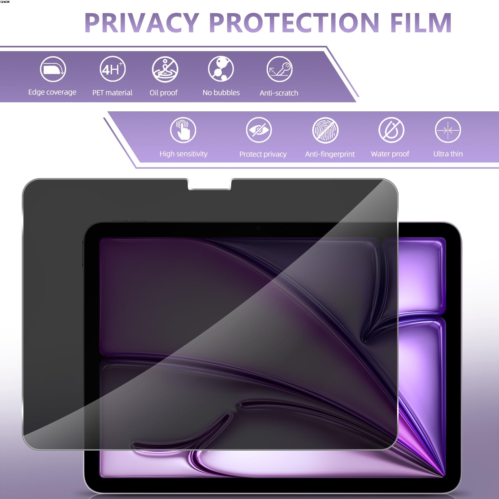 2 Way Privacy Anti-Spy Screen  - Matte Anti Glare Screen Protector ulasan dan harga