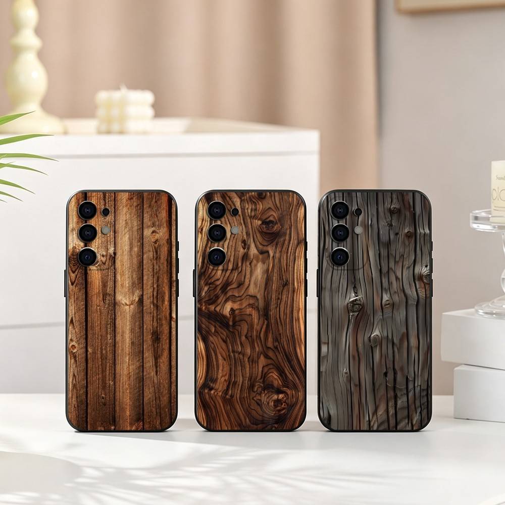 Vintage Wood Grain Pattern  Ph - Vintage Floral Pattern Soft Case ulasan dan harga
