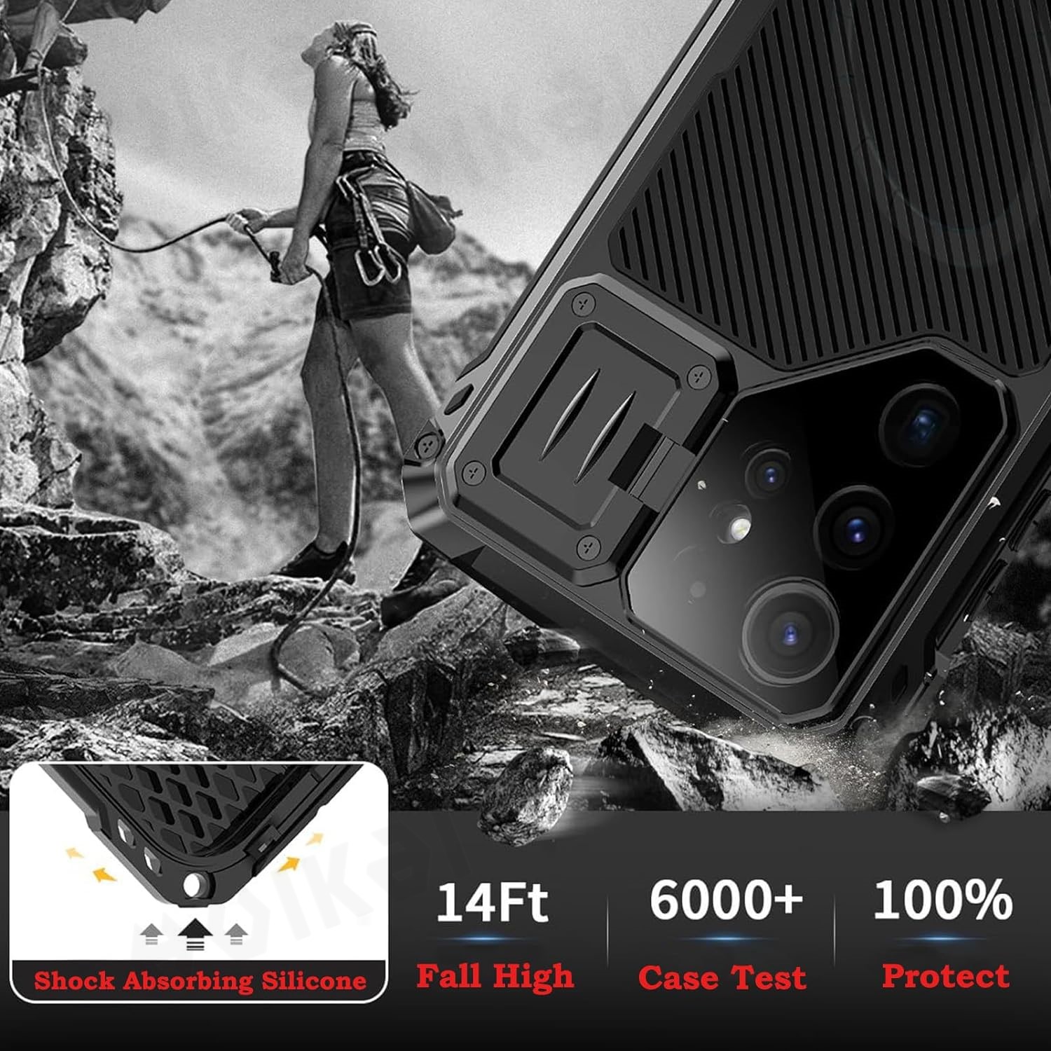 Case For Samsung Galaxy S24 Ul - Heavy Duty 360 Full Body Protective Case ulasan dan harga