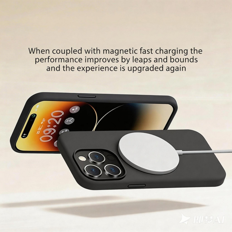 Luxury For Magsafe Wireless Ch - Liquid Silicone Magnetic Phone Case ulasan dan harga