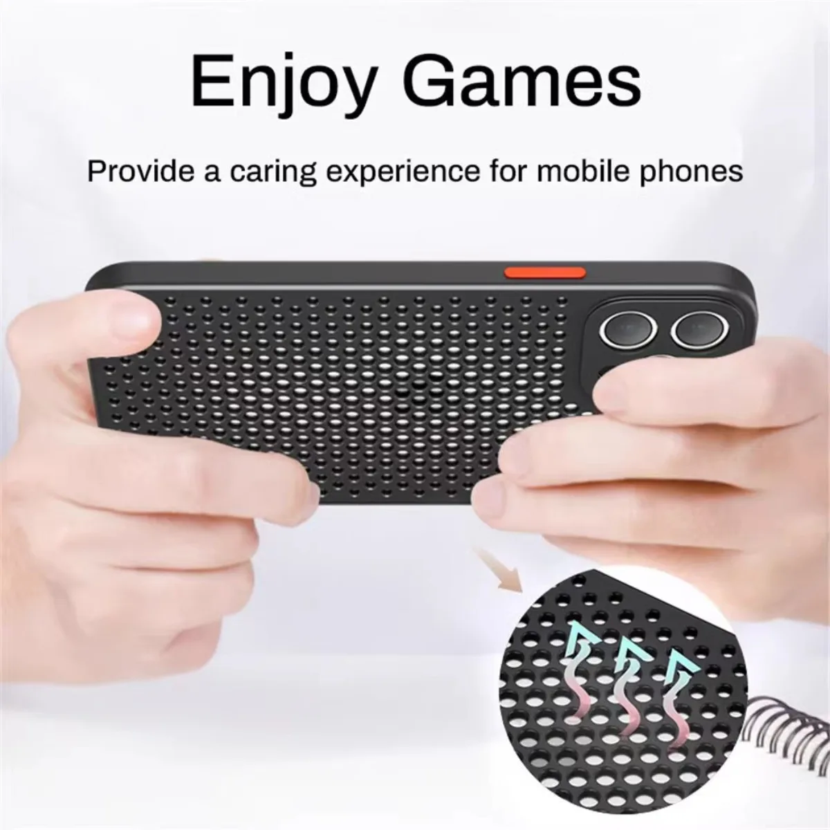 Heat Dissipation Cooling Phone - Heat Dissipation Mesh Breathable Case ulasan dan harga