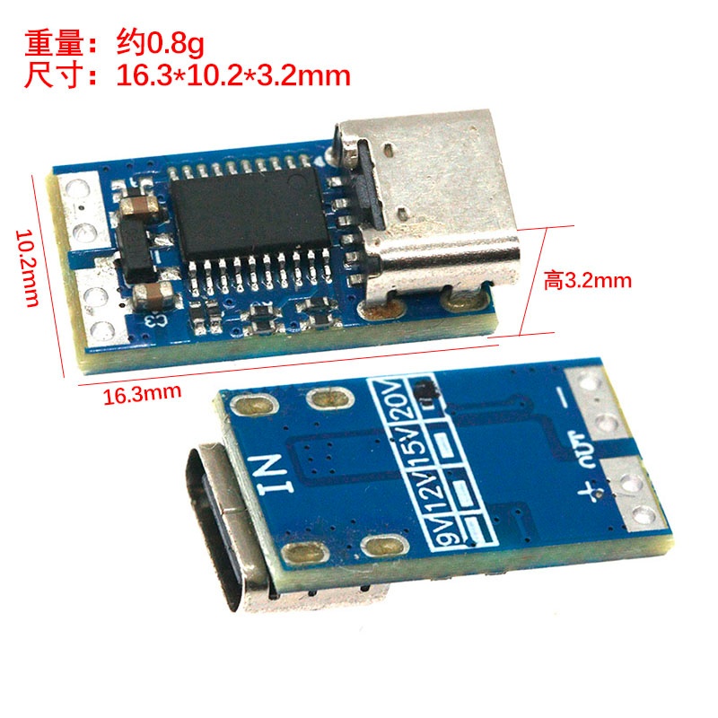 Type-C PD decoy module PD23.0  - Chargers ulasan dan harga