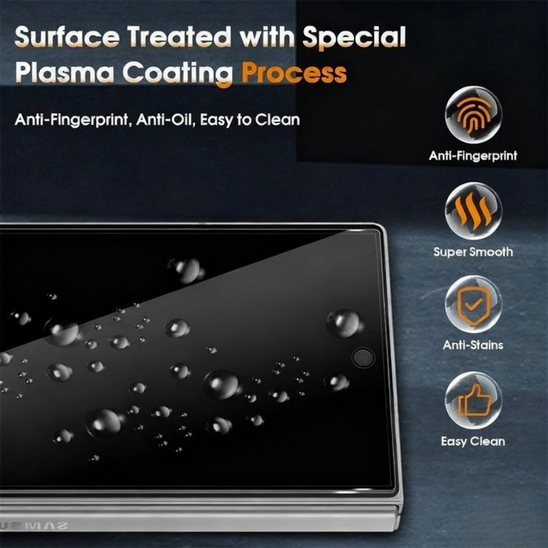 4Pcs Privacy Glass for Samsung - Anti Spy Privacy Glass Case ulasan dan harga